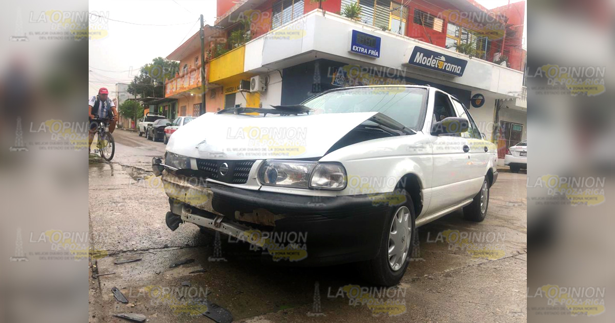 Encontronazo en la colonia Camacho