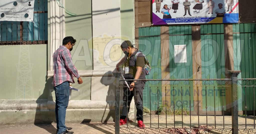 Espacios educativos supervisa a la primaria Donato Márquez