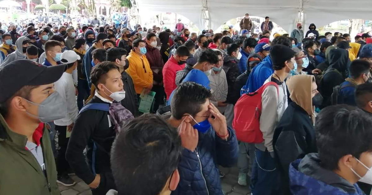 Excelente convocatoria de jóvenes al sorteo militar