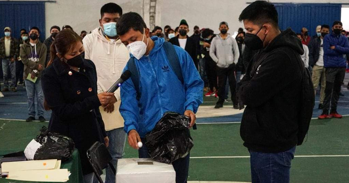 Excelente convocatoria de jóvenes al sorteo militar