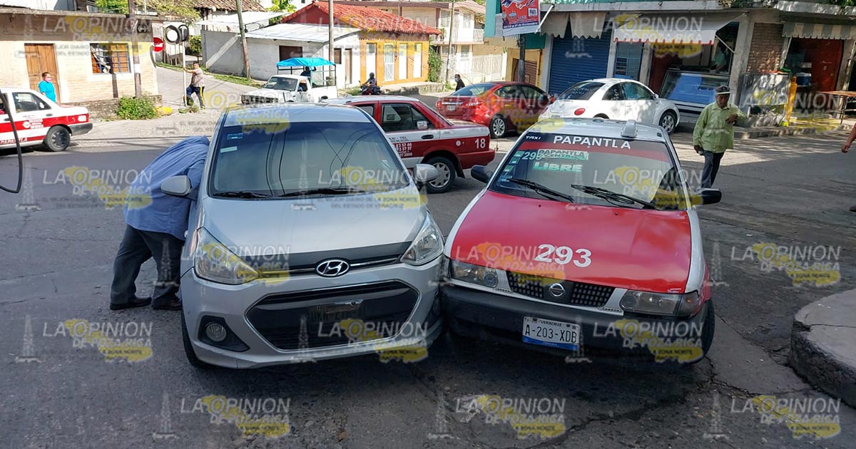 Imprudente conductor intentó ganar el paso