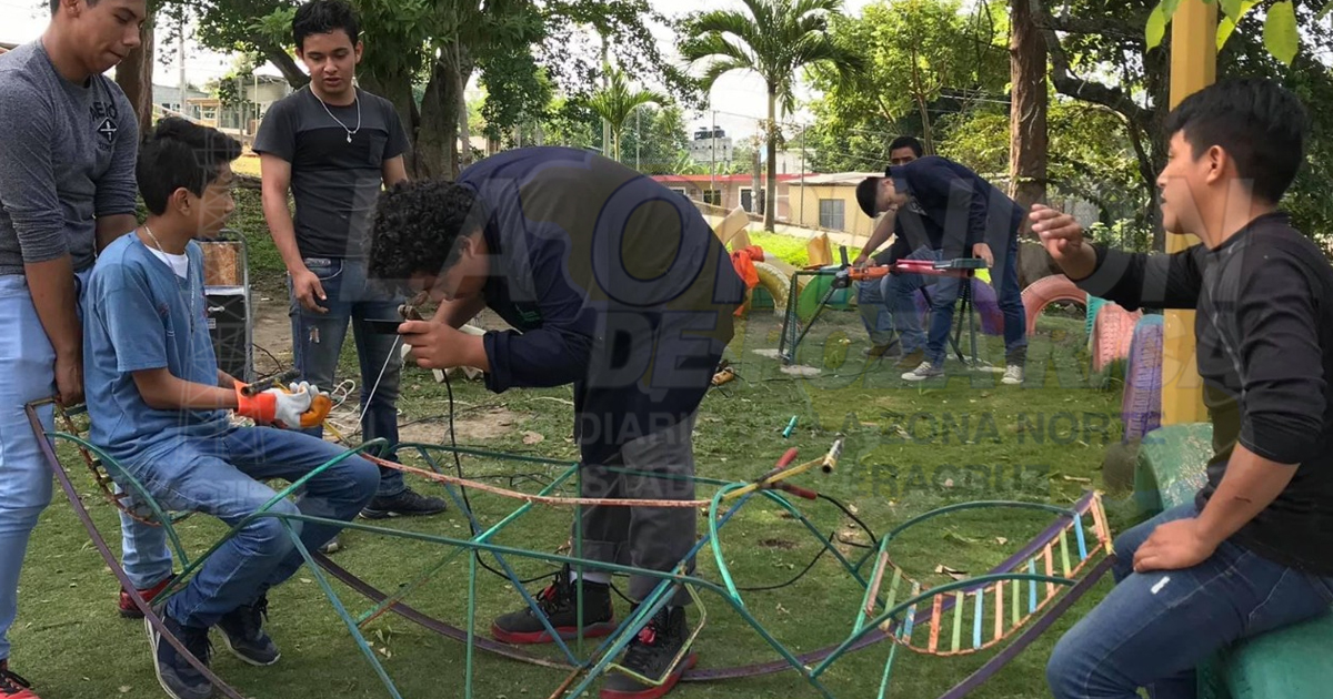 Realizan jóvenes semana de servicios a la comunidad