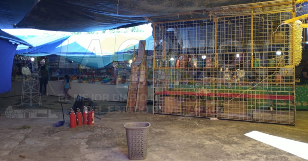 Llegan los tradicionales puestecitos a Papantla