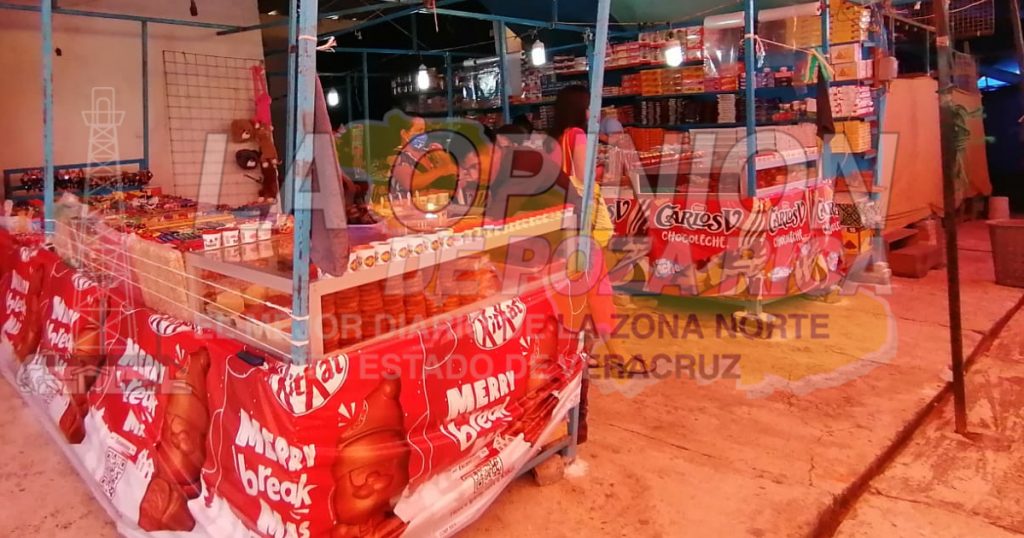 Llegan los tradicionales puestecitos a Papantla