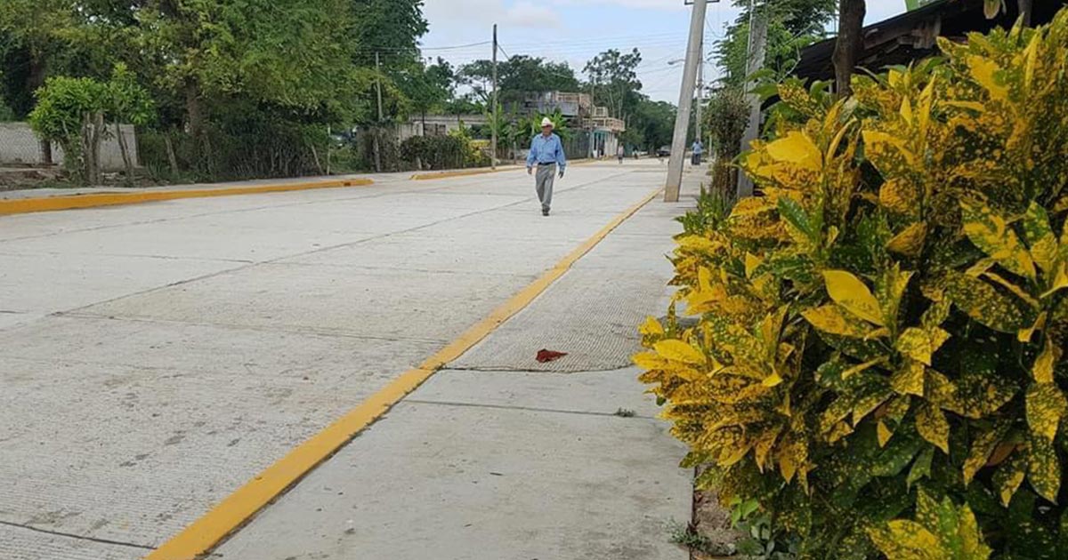 Mejoran accesos en la localidad de Copal Mejoran accesos en la localidad de Copal 2