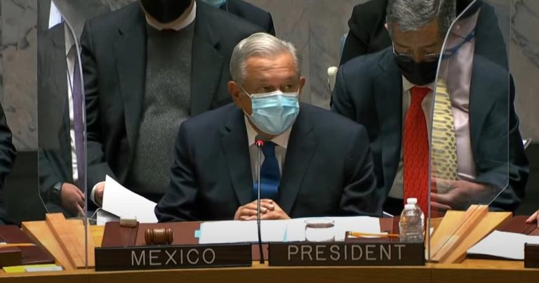 Propone AMLO en la ONU Plan Mundial de Fraternidad y Bienestar
