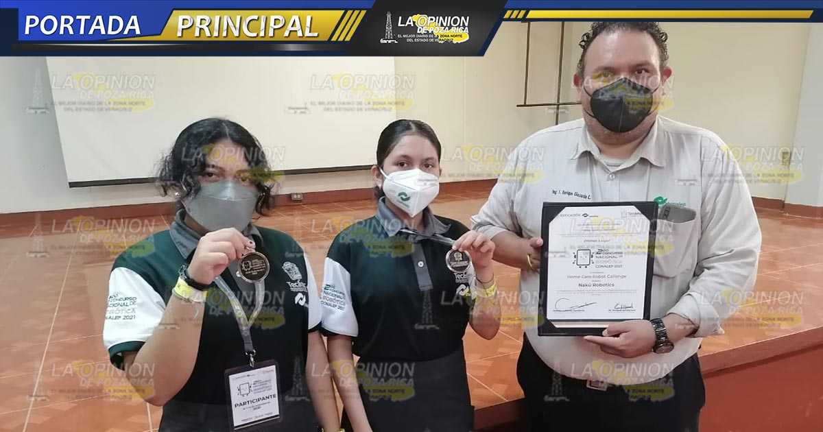 Obtienen primer lugar en robótica Obtienen primer lugar en robótica