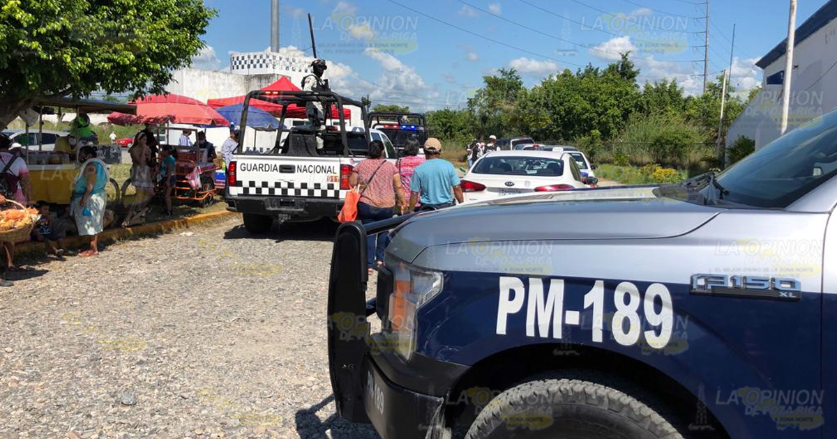 Operativo conjunto en el Panteón Jardines de los Ángeles