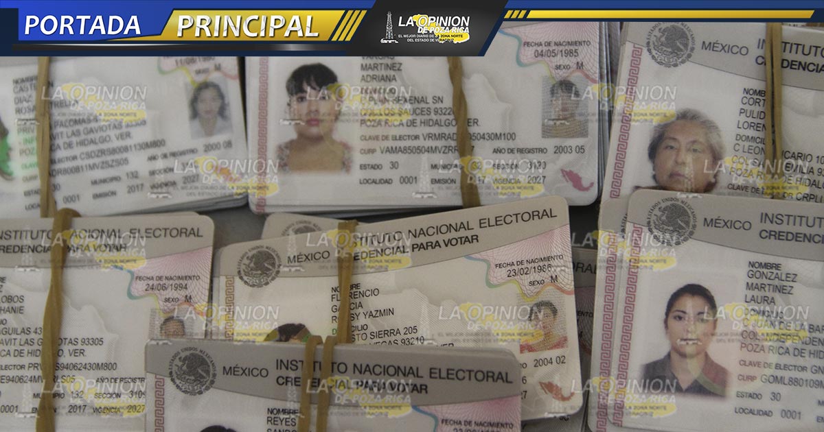 Por renovarse 15 mil credenciales del INE