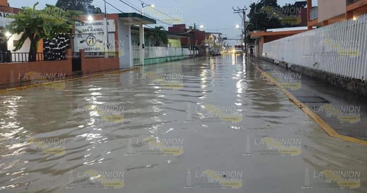 San Rafael amaneció con calles inundadas