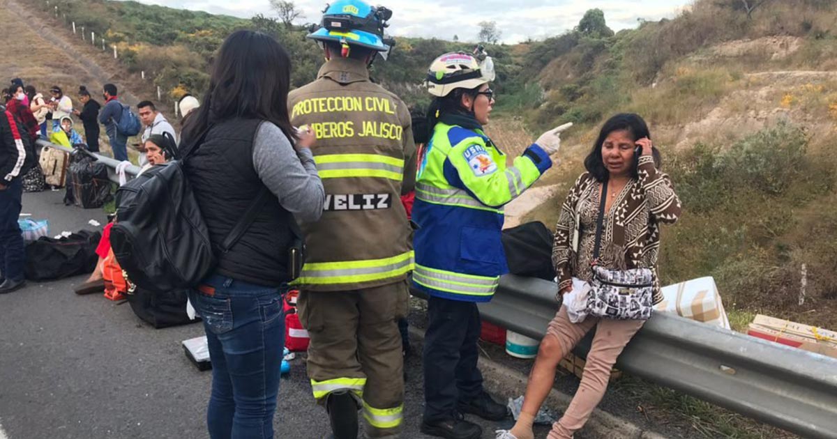 Se accidentan huejutlenses en Jalisco Se accidentan huejutlenses en Jalisco