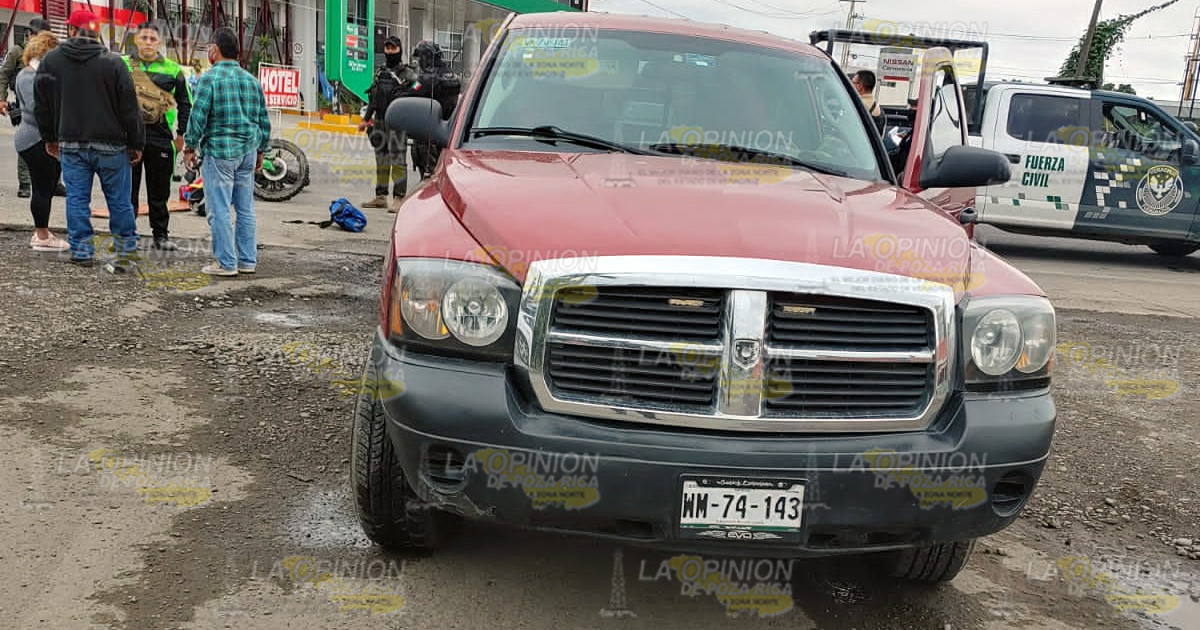 Se impacta en una camioneta