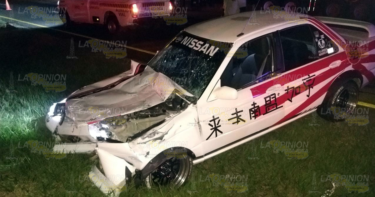 Se salva de morir prensado