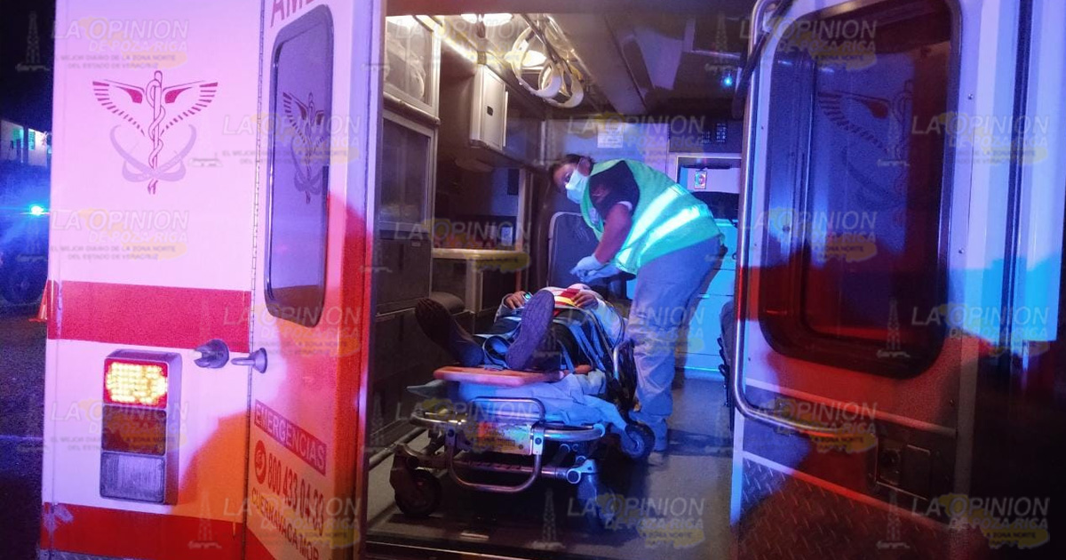 Se salva de morir prensado