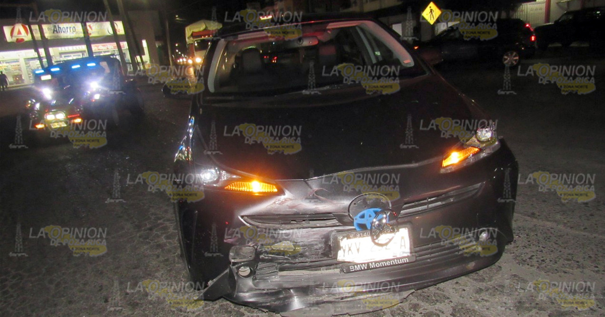 ¡Fuerte encontronazo!