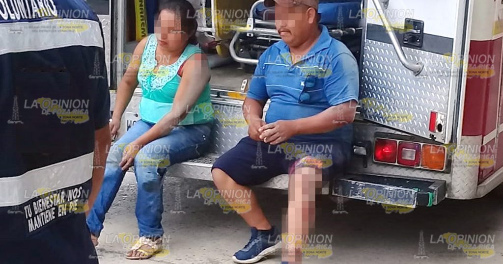 Pareja lesionada tras ser embestida en Álamo