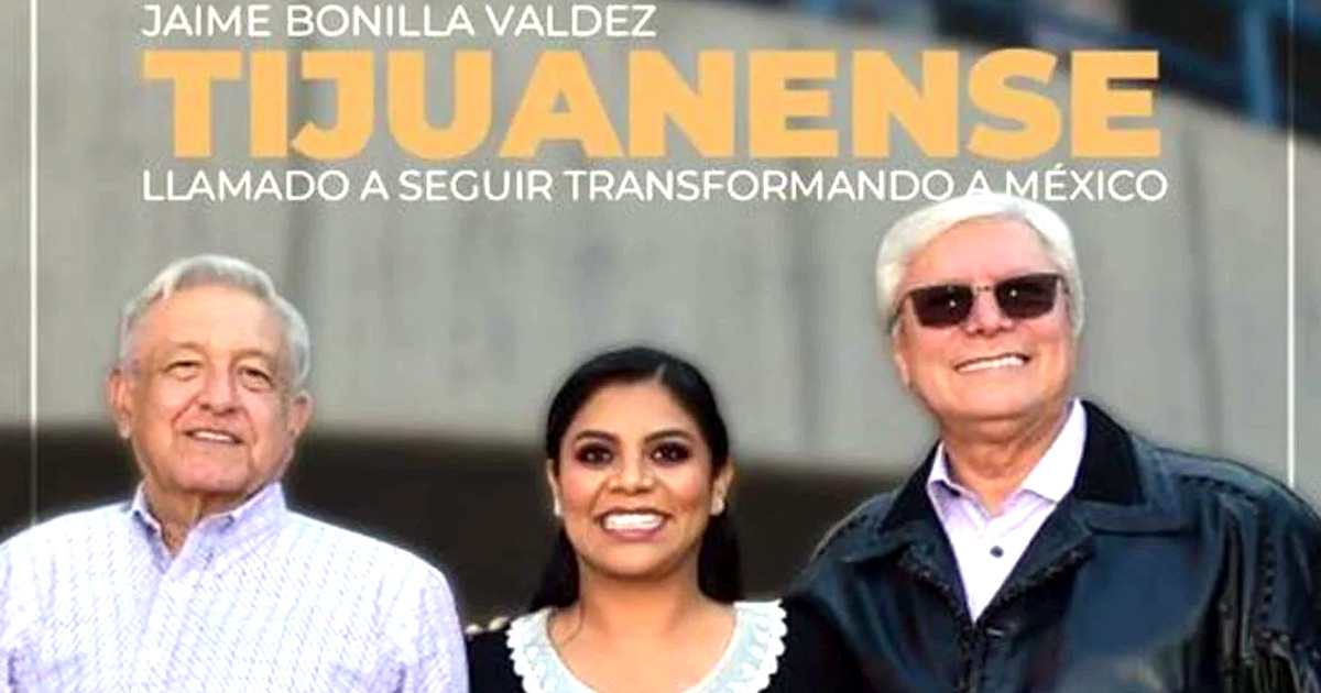 Alcaldesa de Tijuana "destapa" a Bonilla como subsecretario de AMLO