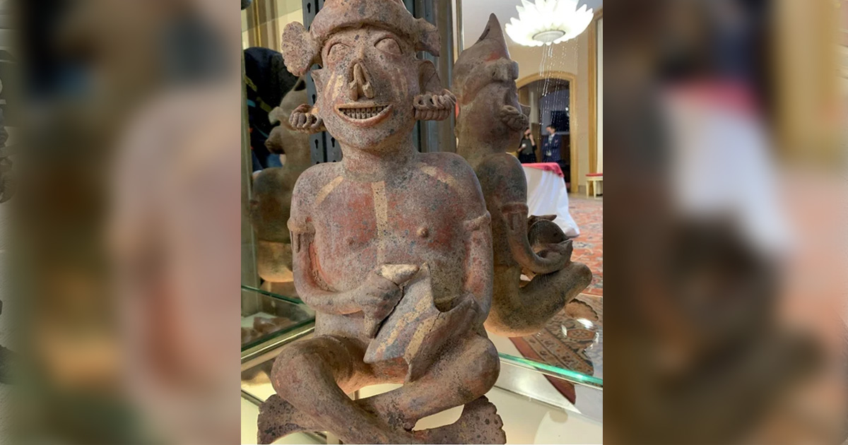 Arte prehispánico es exhibido en Paris, antes de su repatriación a México