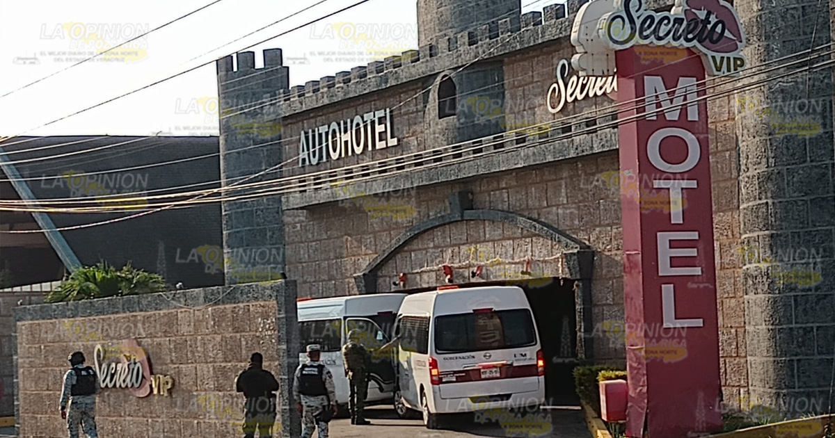 Aseguran indocumentados en el Motel El Secreto
