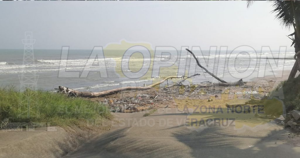 Claman por limpieza de playas, comerciantes de Cazones