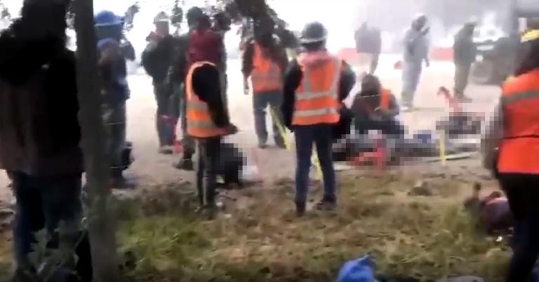 Accidente en el AIFA deja 15 trabajadores heridos