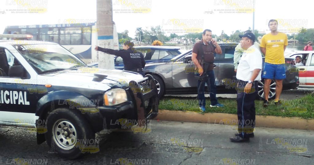 Ebrio provoca accidente