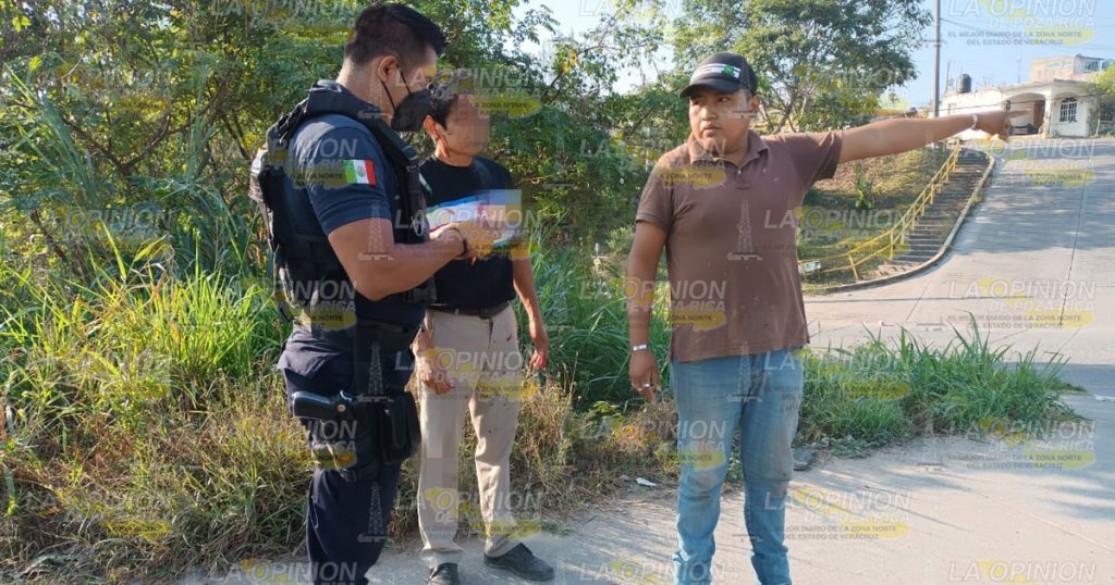 Embestido por una motocicleta en Tuxpan