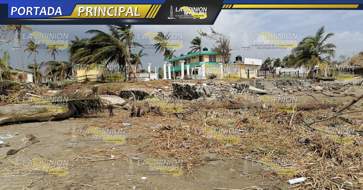 En Cazones, playas sucias inhiben turismo En Cazones, playas sucias inhiben turismo