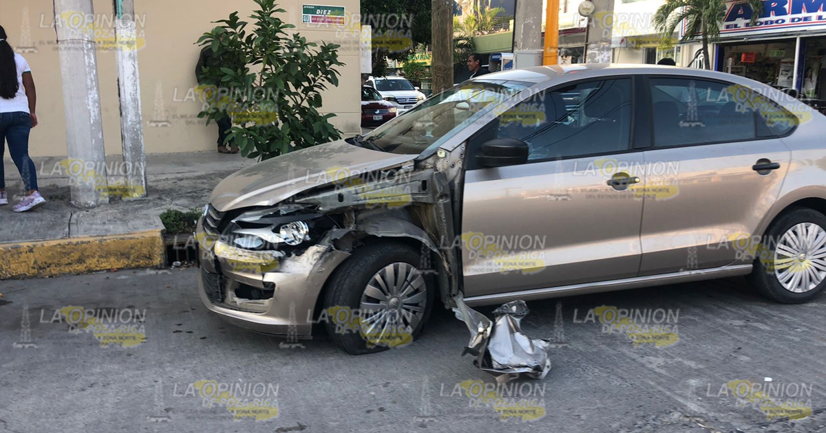 Encontronazo en calle Diez