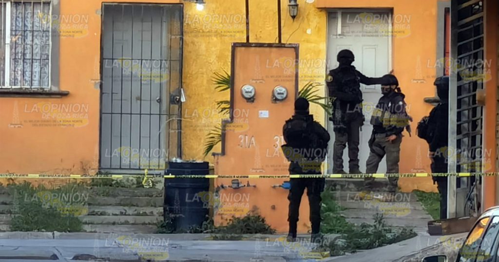 Fuerza Civil asegura una casa