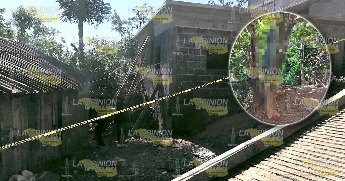 Hombre se ahorca en el patio de su casa en Mecatlán Hombre se ahorca en el patio de su casa en Mecatlán