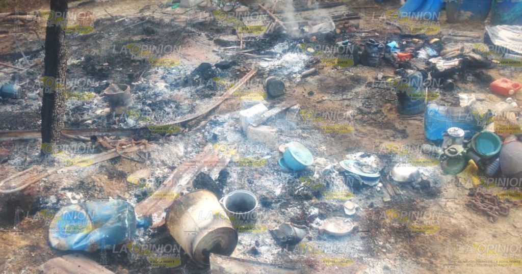 Incendio consume humilde hogar en el kilómetro seis