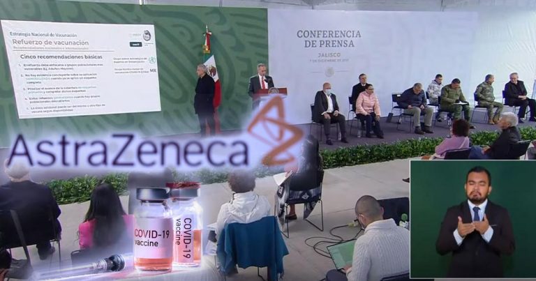 Arranca dosis de refuerzo a adultos mayores; será con AstraZeneca