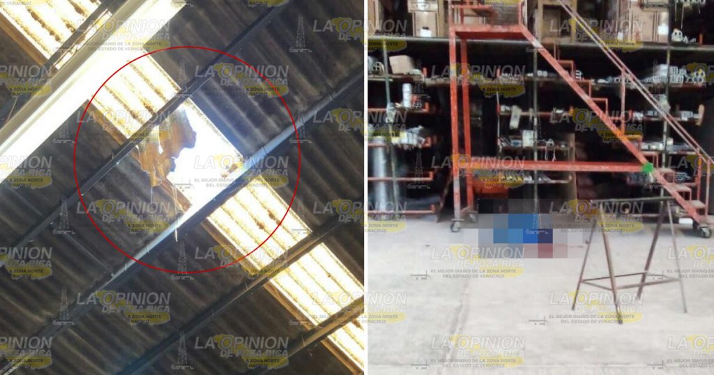 Obrero muere al caer de 12 metros, en Tuxpan