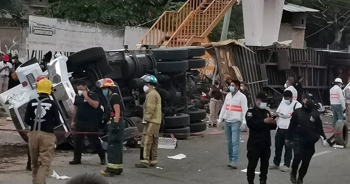 ONU pidió a México investigar accidente en Chiapas en el que murieron 56 migrantes