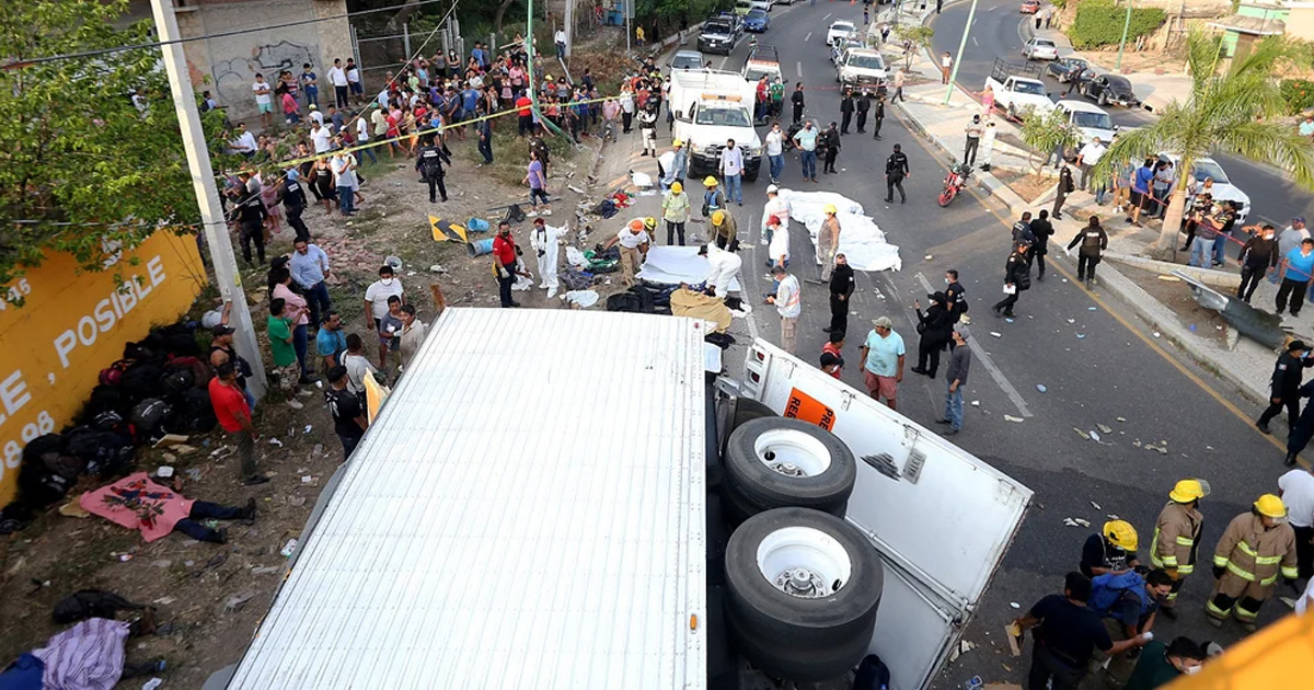 ONU pidió a México investigar accidente en Chiapas en el que murieron 56 migrantes