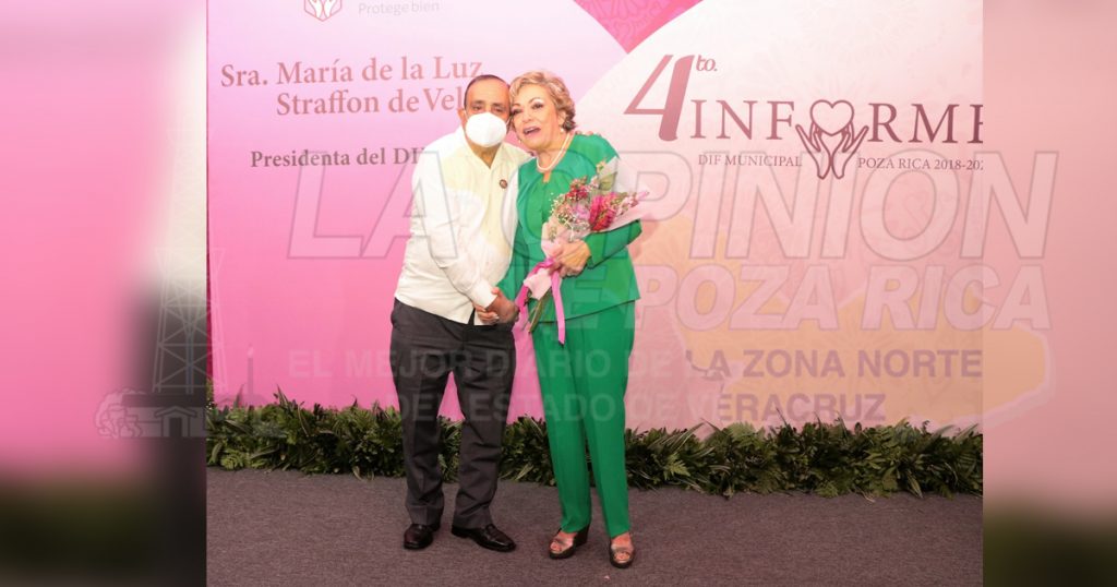 Presenta Presidenta del DIF Poza Rica su 4to. Informe de actividades