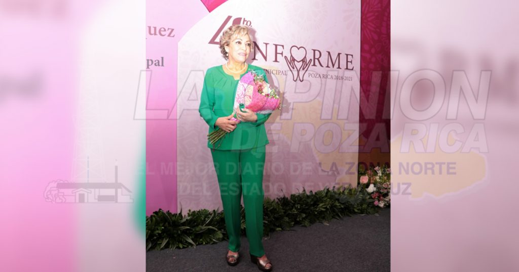 Presenta Presidenta del DIF Poza Rica su 4to. Informe de actividades