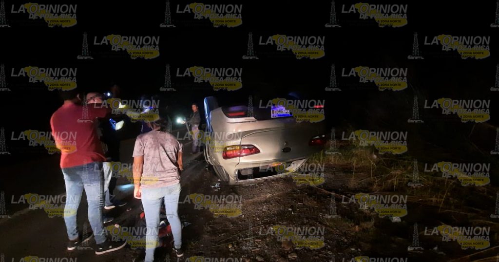 Se accidenta chofer del alcalde de Tecolutla