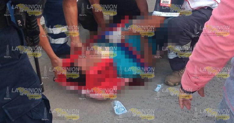 Se cae de la moto y lo dejan abandonado en Gutiérrez Zamora