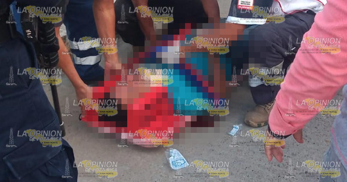 Se cae de la moto y lo dejan abandonado en Gutiérrez Zamora Se cae de la moto y lo dejan abandonado en Gutiérrez Zamora