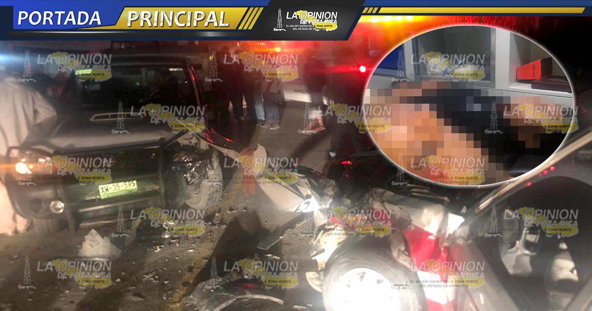 Tres lesionados en aparatoso accidente Tres lesionados en aparatoso accidente
