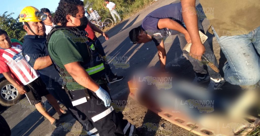 Tres lesionados en cruento choque