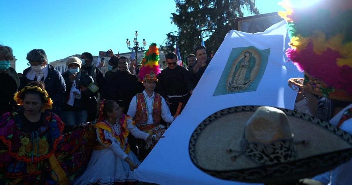 Papa Francisco celebra a la Virgen de Guadalupe 2