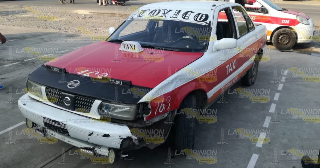 ¡Derribado por un taxista!