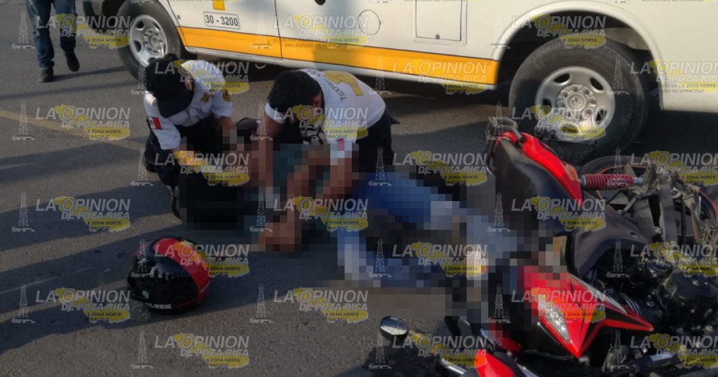 ¡Derribado por un taxista!