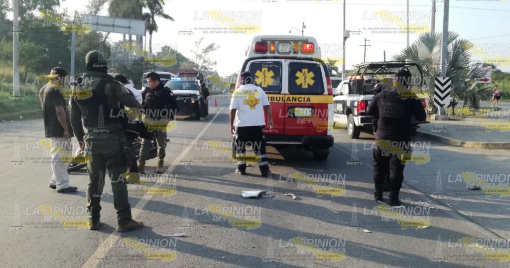 ¡Derribado por un taxista!