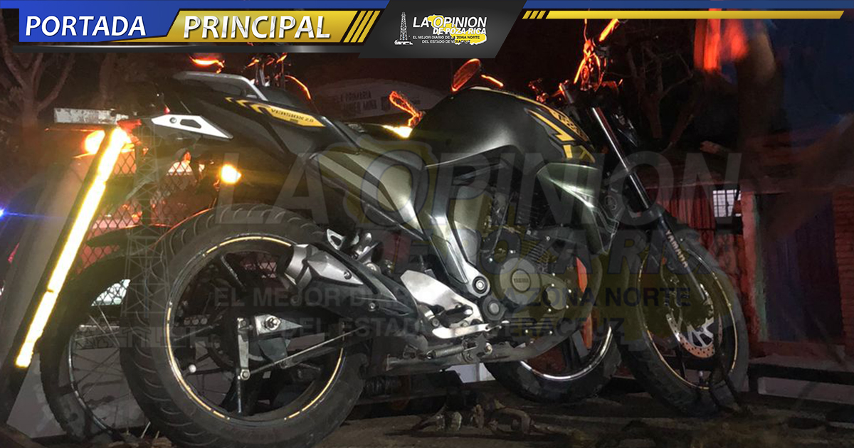 Aseguran dos motocicletas en operativo