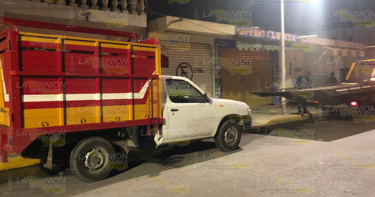 Aseguran camioneta con reporte de robo