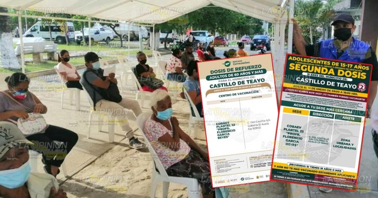 Avanza jornada de vacunación para los adolescentes y adultos mayores